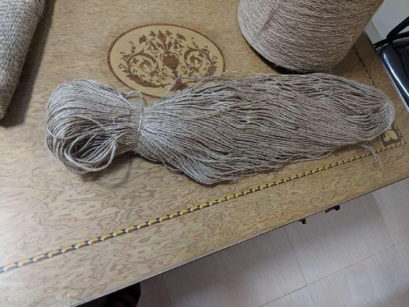 Golden Jute Yarn & Spool